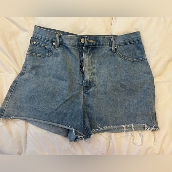 Pants - Denim Blue Women's Shorts